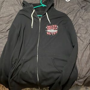 Never Shout Never zip up jacket!